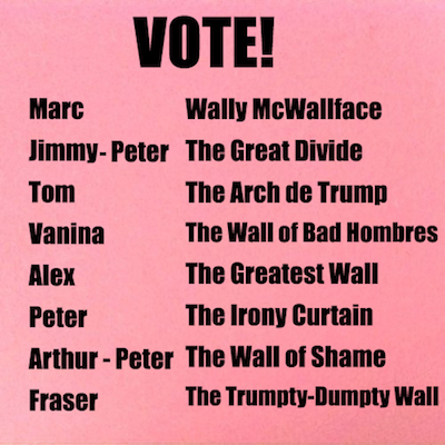 Name the wall