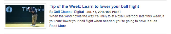 tip of the week