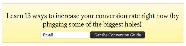 conversion rate