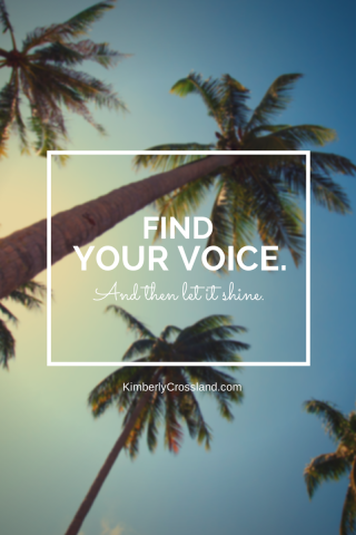 find your voice