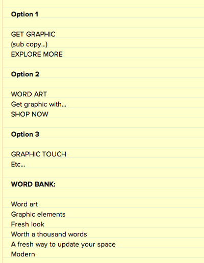 options