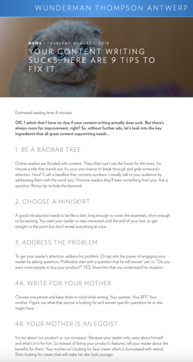 Tine Belgian Copywriter Antwerpen Copywriter Collective