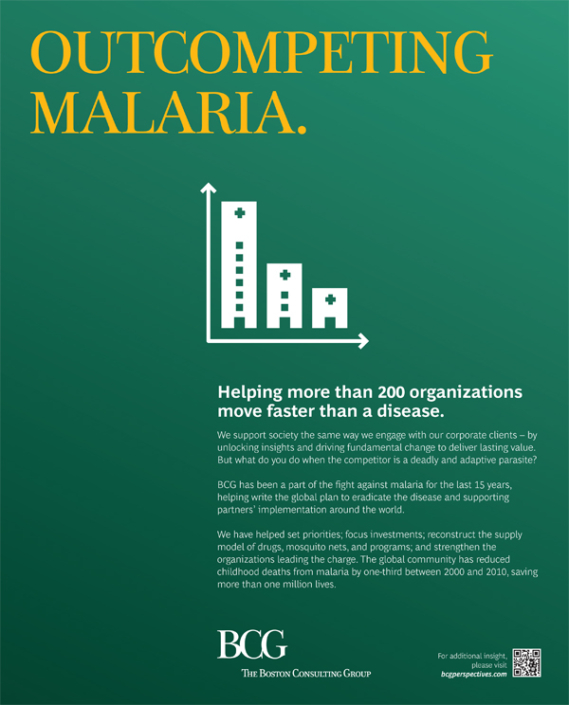 Boston Consulting Group 50th Anniversary ads – working directly for client.