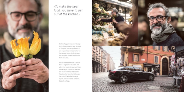 Maserati new owner magazine, sample page – Geometry Global, Frankfurt.