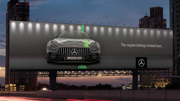 Mercedes-Benz AMG GTR poster – Publicis Emil, London.