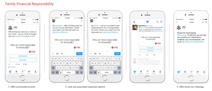 UBS Bank interactive Twitter campaign – Leo Burnett, London.