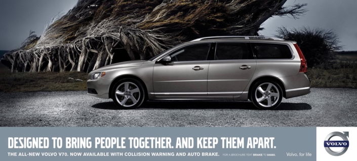 Volvo V70 poster – Sapient, London.