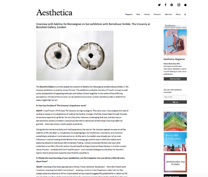 Aesthetica-claire-english-copywriter-devon-copywriter-collective