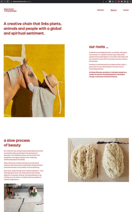 Maison Rhizomes Mafalda Portuguese - Copywriter Collective